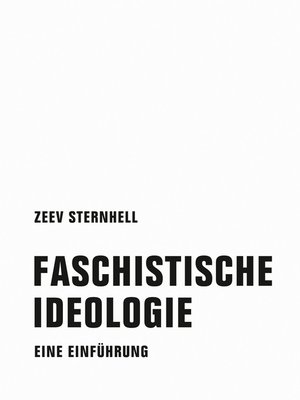 cover image of Faschistische Ideologie